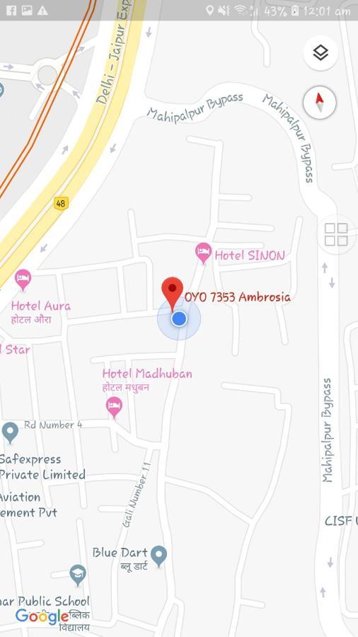 Airport Hotel Ambrosia Нью-Дели Экстерьер фото